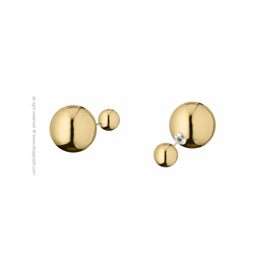 17329GP - Earrings - Eclisse. gold poly. pair