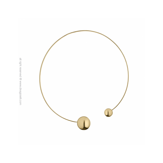 17333GP - Necklace - Eclisse. gold poly
