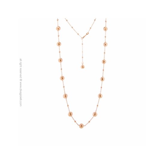 17354RM - Necklace - Stella long. rosé gold