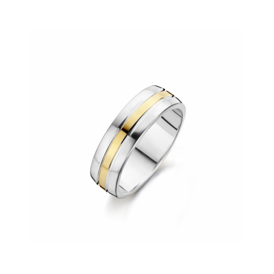 41-R121906 - goud/zilveren ring