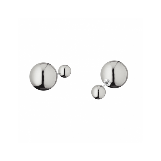 17329ZP14 - Earrings - Eclisse. silver poly. pair